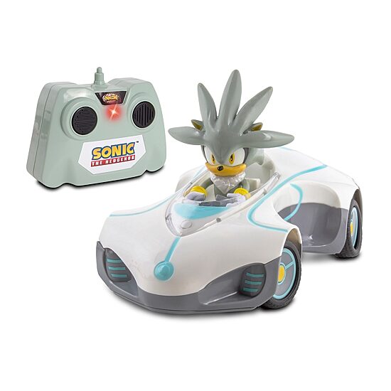 Team Racing Rc Silver 2-pc. Sonic the Hedgehog Car