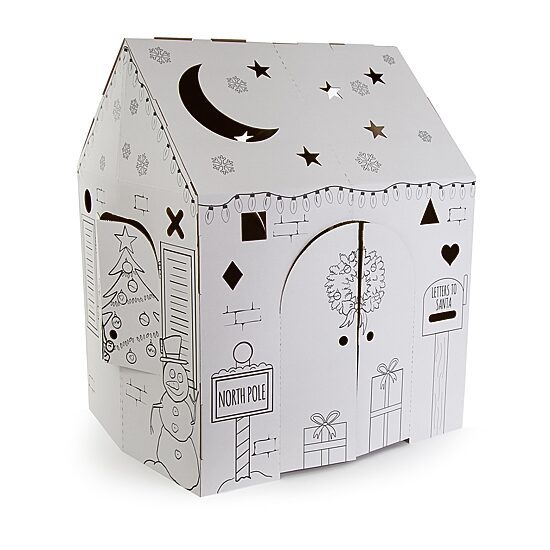 Easy Playhouse Holiday Cottage 2-pc. Coloring Set