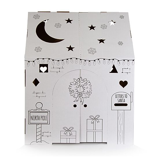 Easy Playhouse Holiday Cottage 2-pc. Coloring Set