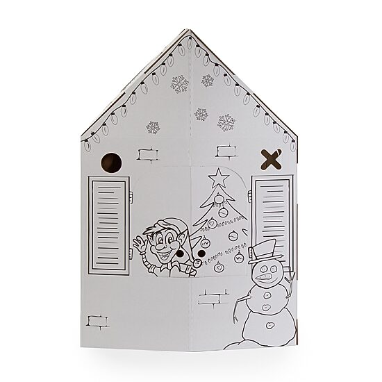Easy Playhouse Holiday Cottage 2-pc. Coloring Set