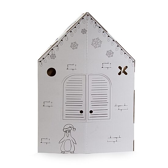 Easy Playhouse Holiday Cottage 2-pc. Coloring Set