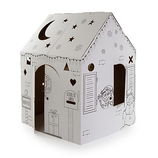 Easy Playhouse Holiday Cottage 2-pc. Coloring Set