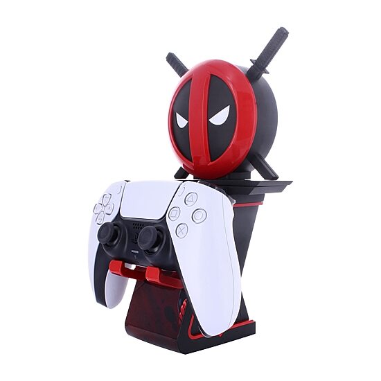 Exquisite Gaming Cable Guys Led Ikons Marvel Deadpool - Charging Phone & Controller Holder Marvel 2-pc. Gaming Accessory