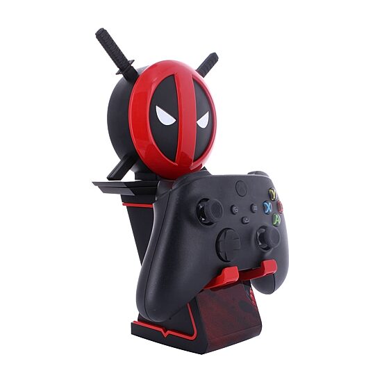 Exquisite Gaming Cable Guys Led Ikons Marvel Deadpool - Charging Phone & Controller Holder Marvel 2-pc. Gaming Accessory