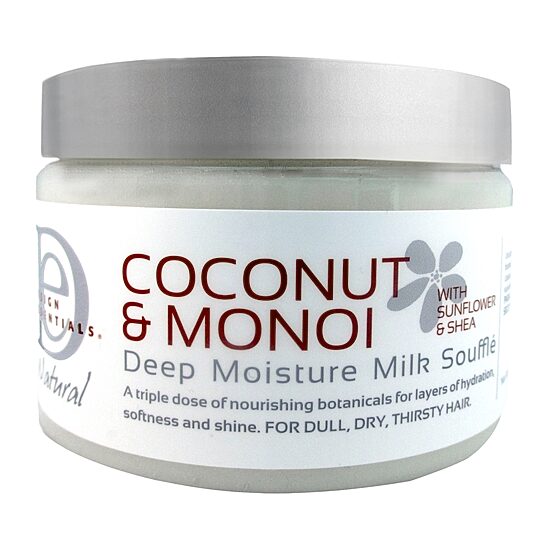 Design Essentials Coconut & Monoi Deep Moisture Milk Soufflé Hair Cream 12 oz.