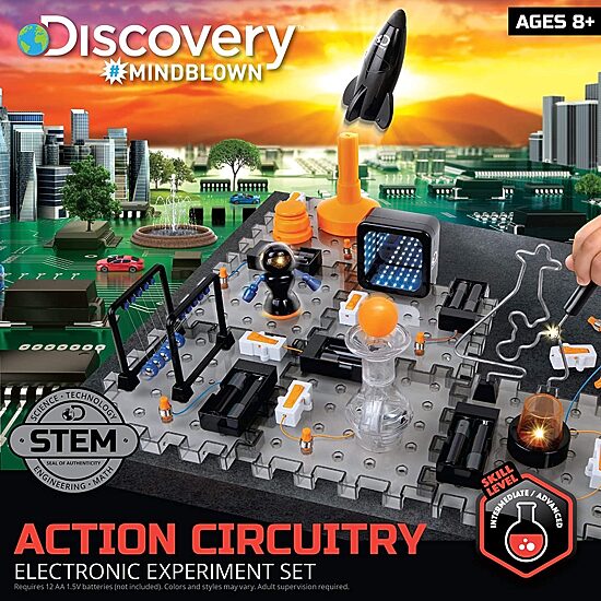 Discovery #Mindblown Action Circuitry Electronic Experiment STEM Set