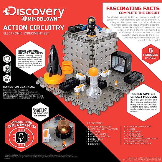 Discovery #Mindblown Action Circuitry Electronic Experiment STEM Set