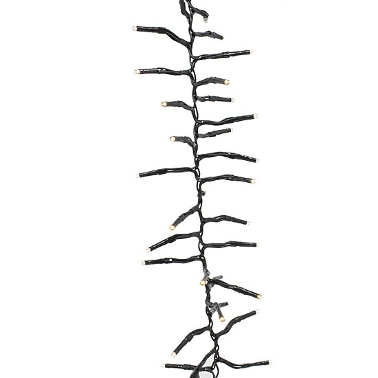 Kurt Adler CUL 1000-Light 33-Foot Cluster Light Set with Classic White 3MM LED Bulbs