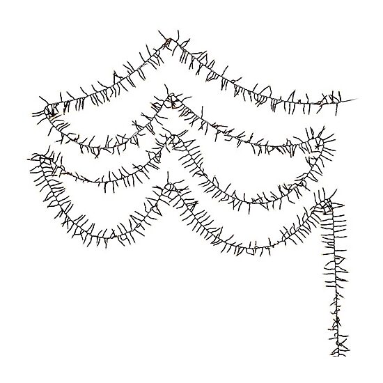 Kurt Adler 3000-Light 98-Foot Cluster Garland with Classic White LED Lights