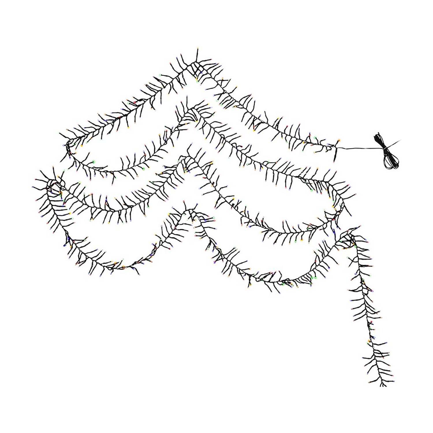 Kurt Adler 3000-Light 98-Foot Cluster Garland with Multi-Color LED Lights