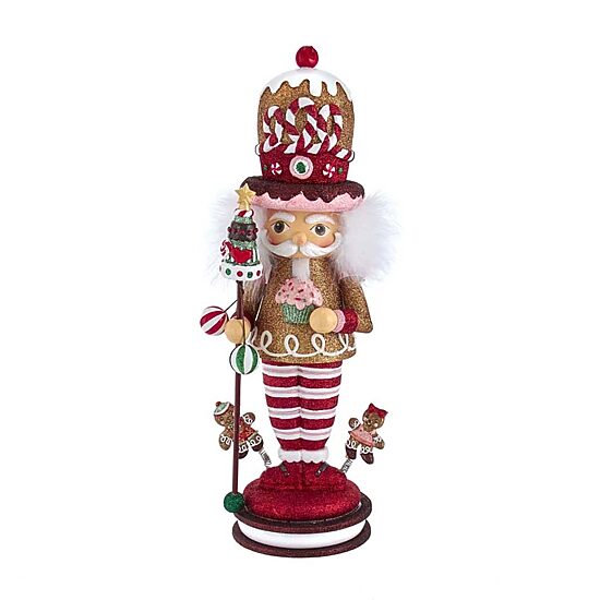 Kurt Adler 16.5-Inch Hollywood Gingerbread King Nutcracker