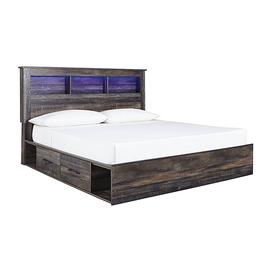 Signature Design by Ashley® Drystan Bookcase Bed with 4-Storage Drawers