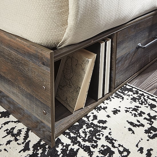 Signature Design by Ashley® Drystan Bookcase Bed with 4-Storage Drawers