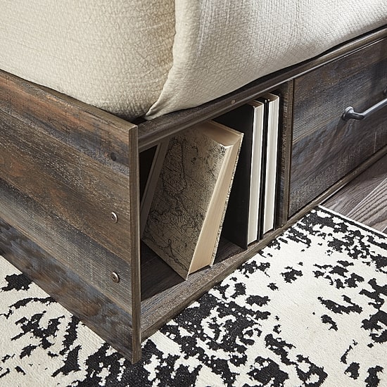 Signature Design by Ashley® Drystan Panel Bed with 2-Storage Drawers