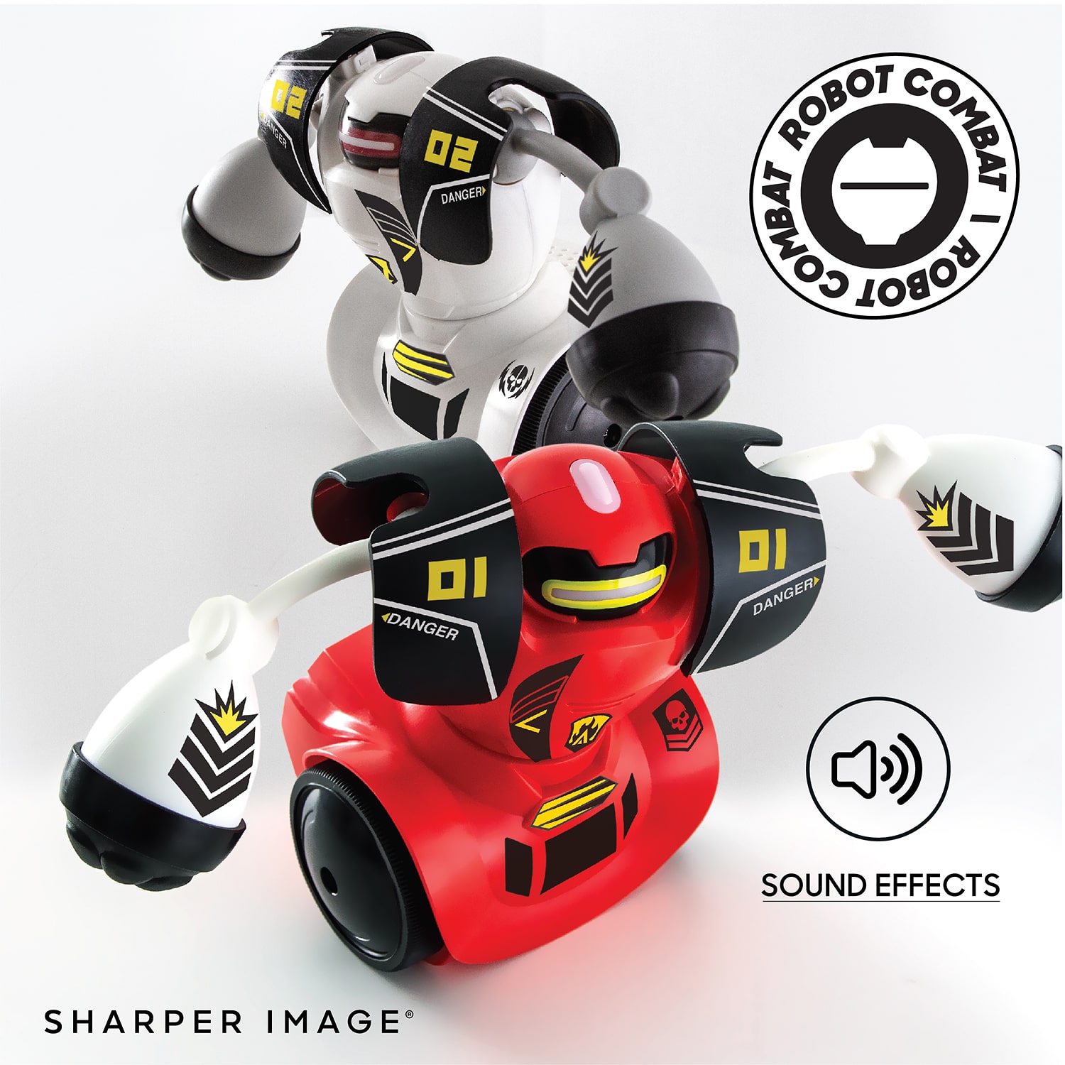 Sharper Image Remote Control Robot Combat Set, Multiplayer RC Toy for Kids
