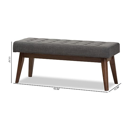 Elia Upholstered Tufted Bench