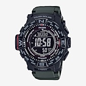Casio Mens Green Strap Watch Prw-3510y-8cr