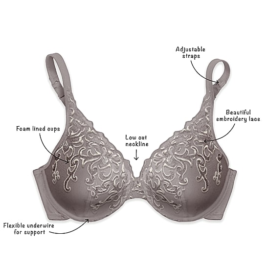 Playtex Secrets® Beautiful LIft With Embroidery Underwire Bra - US4513
