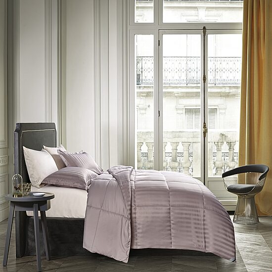 Kathy Ireland Purple Midweight Down Alternative Comforter