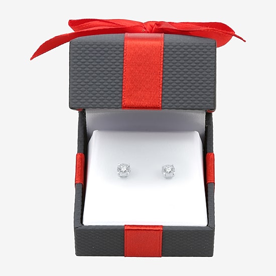 1/5 CT. T.W. Natural Diamond Stud Earrings in 10K Gold