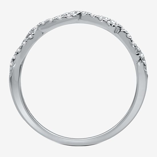 (H-I / I1) Womens 1 1/2 CT. T.W. Lab Grown White Diamond 10K Gold Cushion Side Stone Halo Bridal Set