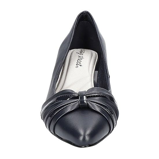 Easy Street Millie Womens Pointed Closed Toe Block Heel Pumps