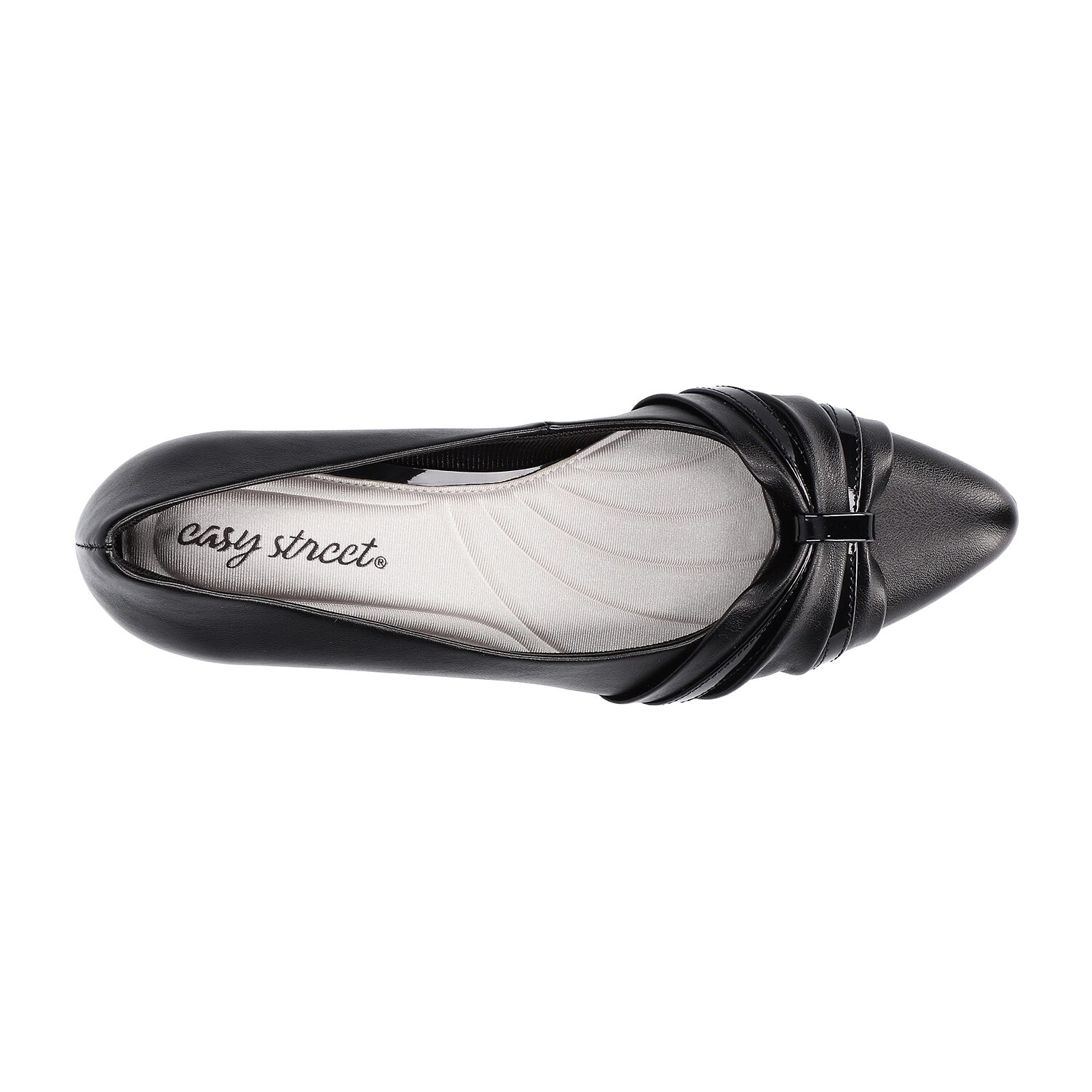 Easy Street Millie Womens Pointed Closed Toe Block Heel Pumps