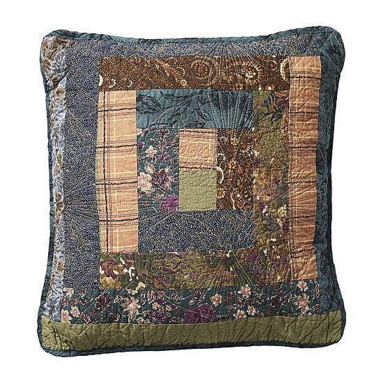 Donna Sharp Cabin Raising Square Throw Pillow