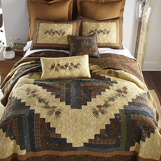 Donna Sharp Cabin Raising Square Throw Pillow