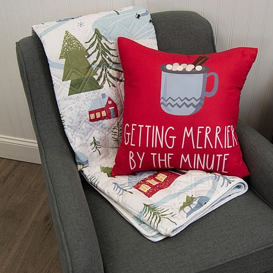 Your Lifestyle By Donna Sharp Winter Wonderland Square Throw Pillow