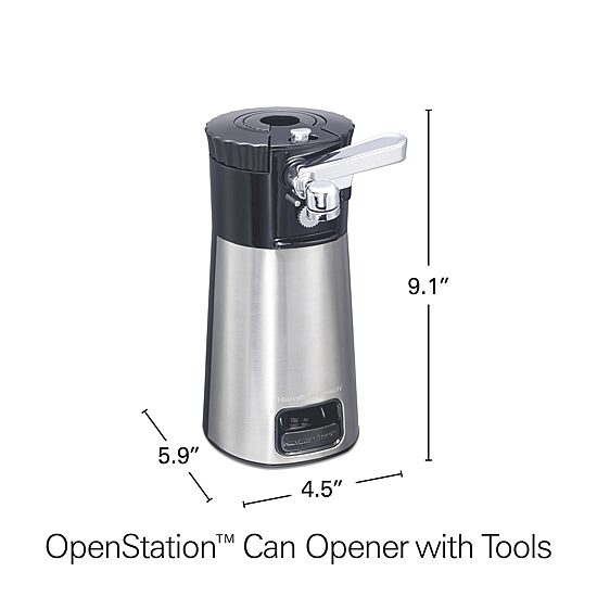 Hamilton Beach OpeningStation Can Opener with Opening Tools