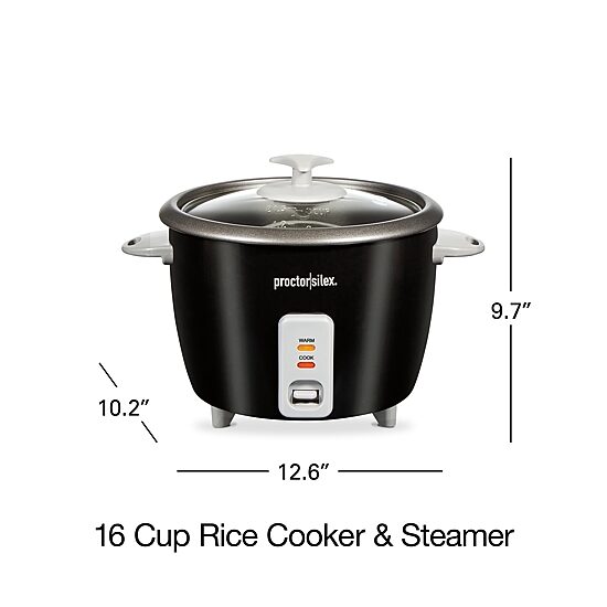 Proctor Silex 16 Cup Rice Cooker & Steamer