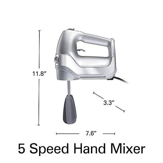 Hamilton Beach Professional 5 Speed Hand Mixer with Easy Clean Beaters