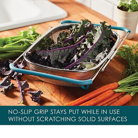Rachael Ray Over the Sink Colander with Handles