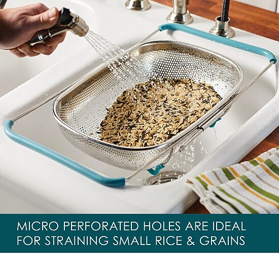 Rachael Ray Over the Sink Colander with Handles