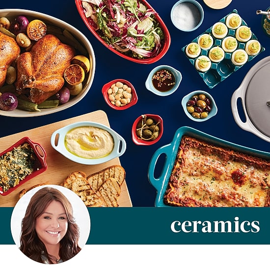 Rachael Ray Ceramic 3-pc. Casserole Bakers with Shared Lid Set