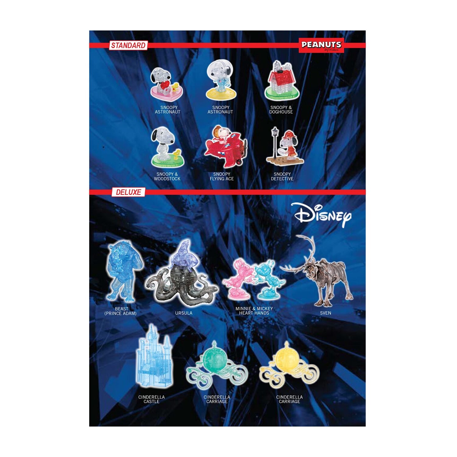 Bepuzzled 3d Crystal Disney Cinderella'S Carriage (Clear): 71 Pcs Cinderella Princess Puzzle