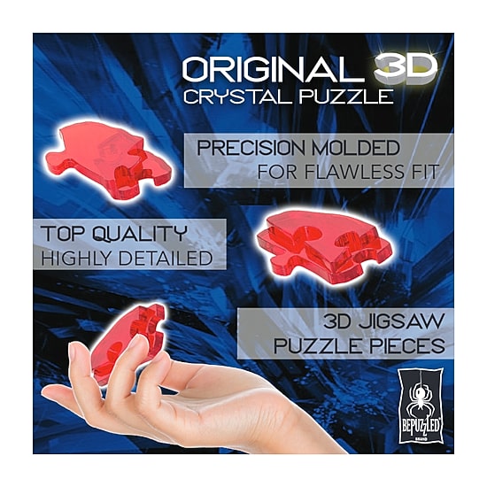 Bepuzzled 3d Crystal Disney Cinderella'S Carriage (Clear): 71 Pcs Cinderella Princess Puzzle