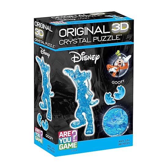 Areyougame.Com 3d Crystal Disney Goofy (Blue): 38 Pcs Goofy Puzzle