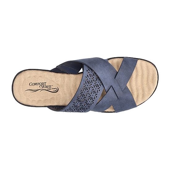 Easy Street Womens Coho Slide Sandals