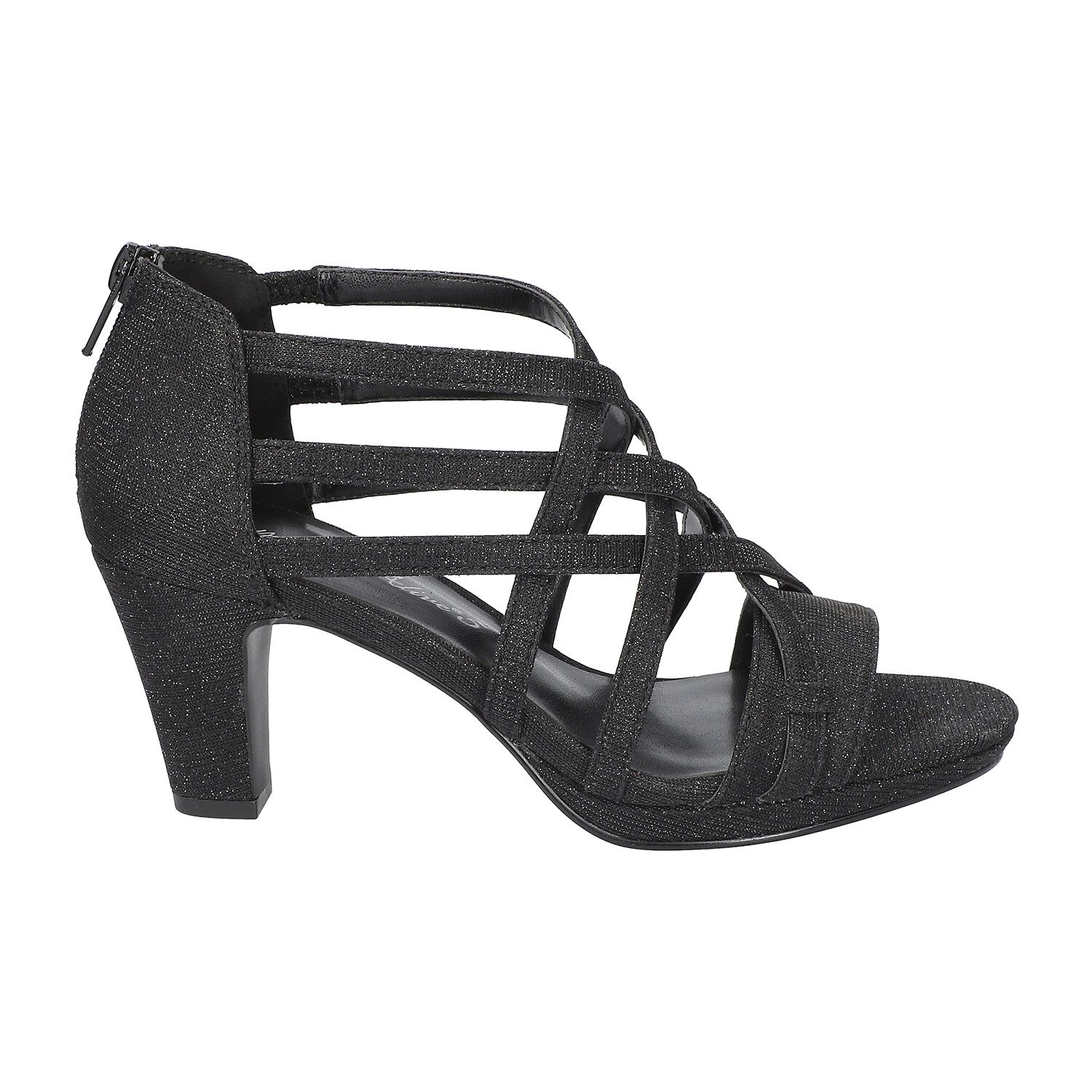 Easy Street Womens Bee Heeled Sandals