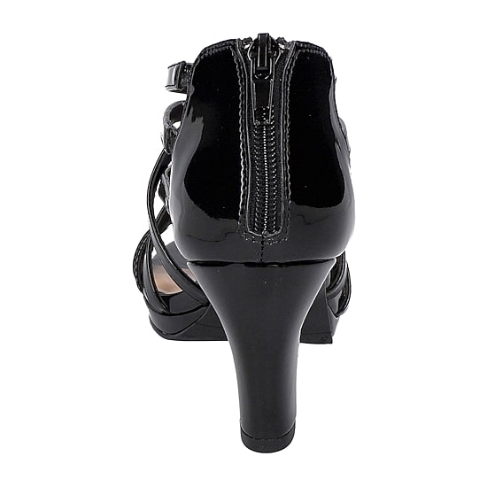 Easy Street Womens Bee Heeled Sandals