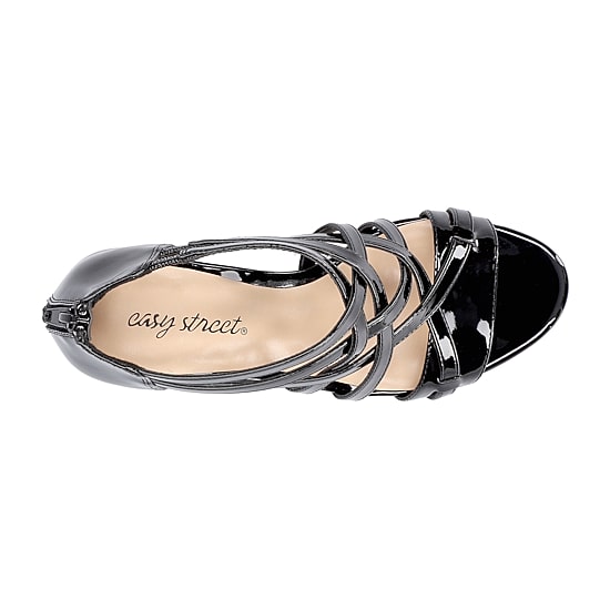 Easy Street Womens Bee Heeled Sandals