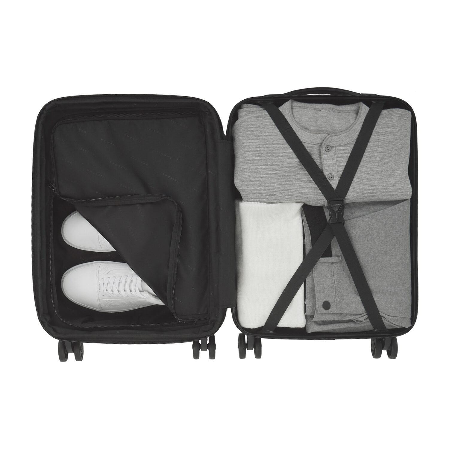 Bugatti Tokyo Collection 20 Inch Hardside Lightweight Carry-On Spinner Luggage