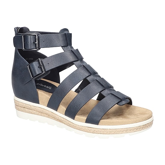 Easy Street Womens Simone Wedge Sandals