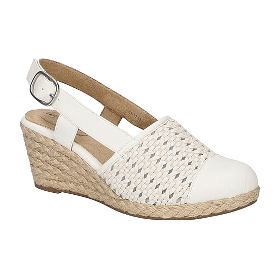 Easy Street Womens Taffy Wedge Sandals