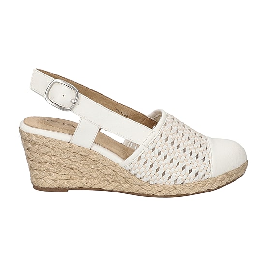Easy Street Womens Taffy Wedge Sandals