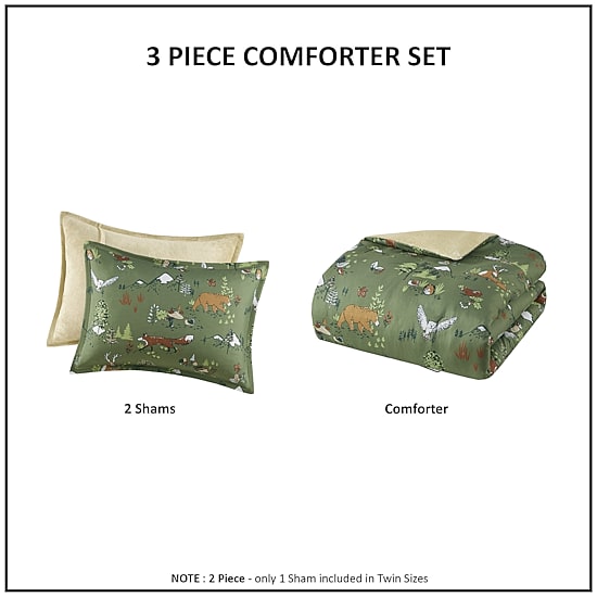 Intelligent Design Theo Reversible Midweight Comforter Set