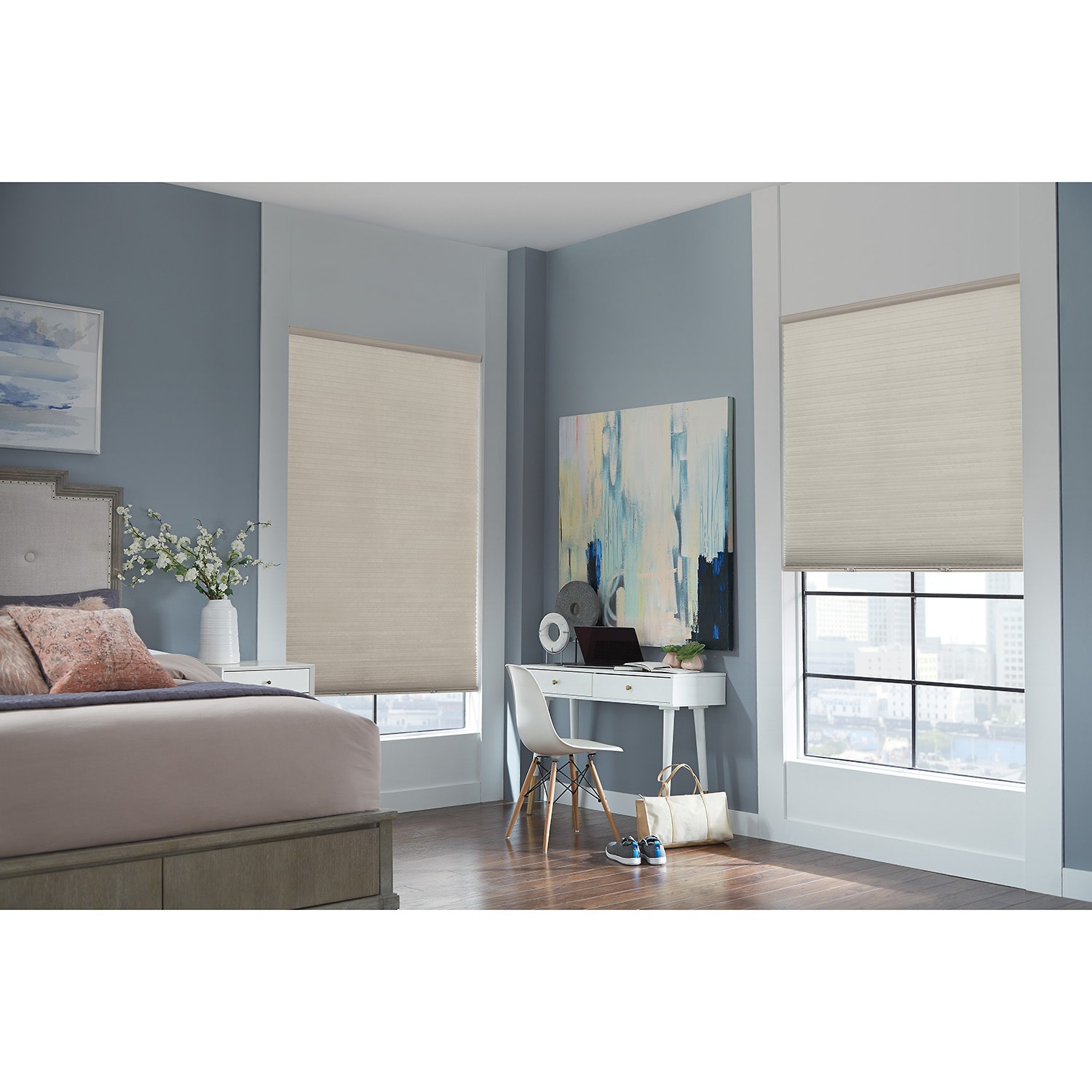 Bali Essentials Cut-To-Width Cordless Light-Filtering Cellular Shade