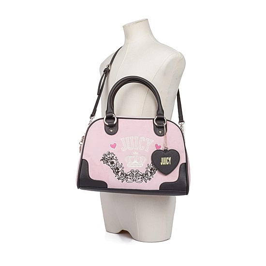 Juicy By Juicy Couture Retro Chic Velour Satchel